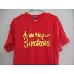 Walking on Sunshine Templeton Community Cary NC t shirt adult men women unisex L